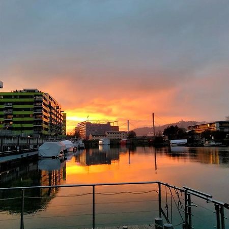 Waterside Living - Hausboot Linz Hotel Luaran gambar